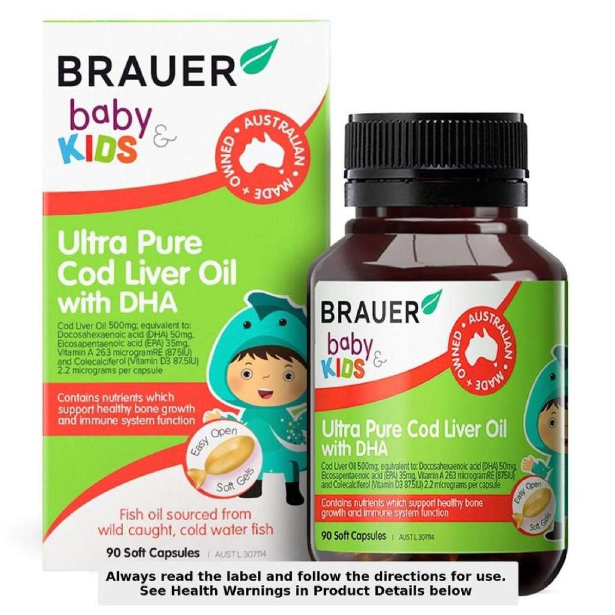 Baby & Kids Ultra Pure Cod Liver Oil with DHA