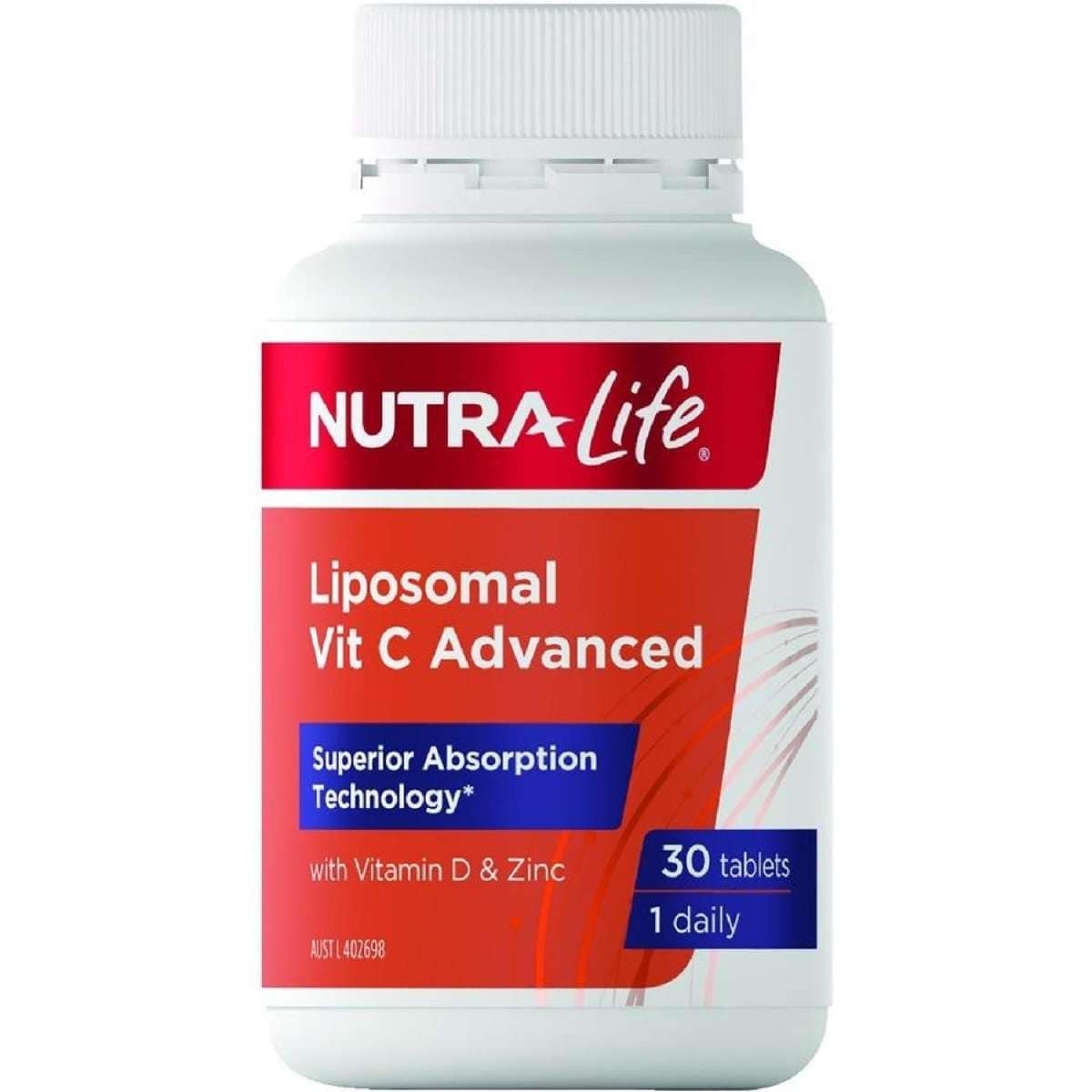 lipo naturals liposomal vitamin c australia Nutra-Life Advanced 30 Tablets Propolis + Vitamin C Liposomal
