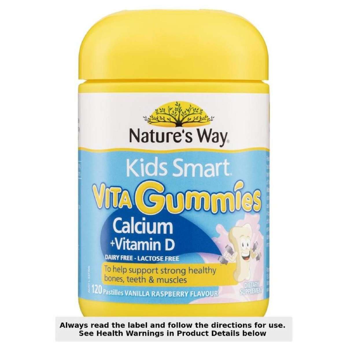 Nature's Way Kids Smart Vita Gummies Calcium + Vitamin D 120 Pack