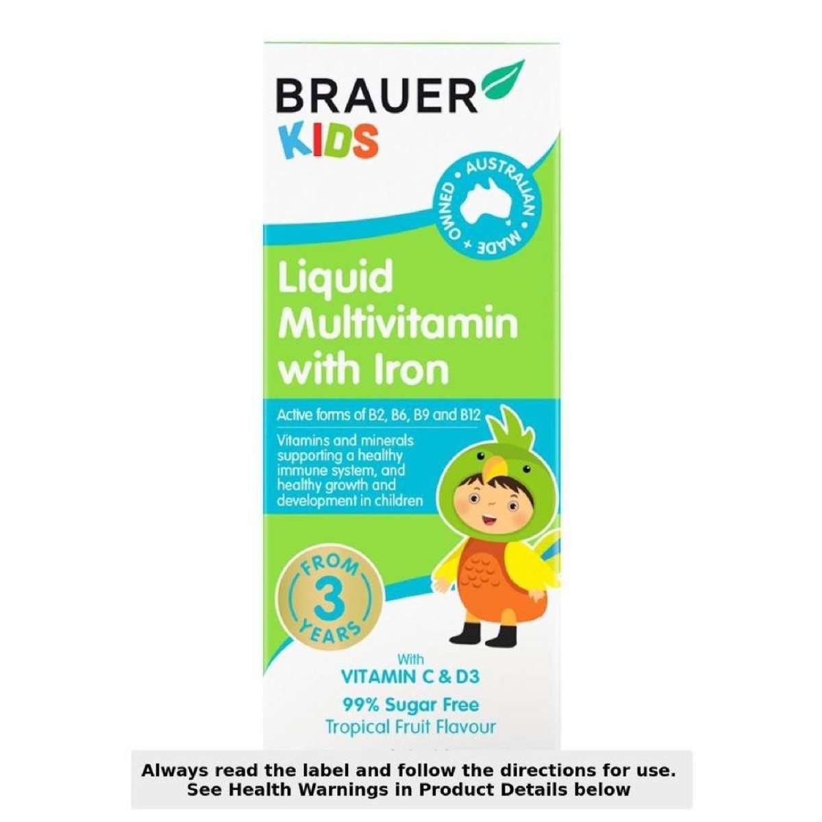 Kids Liquid Multivitamin with Iron