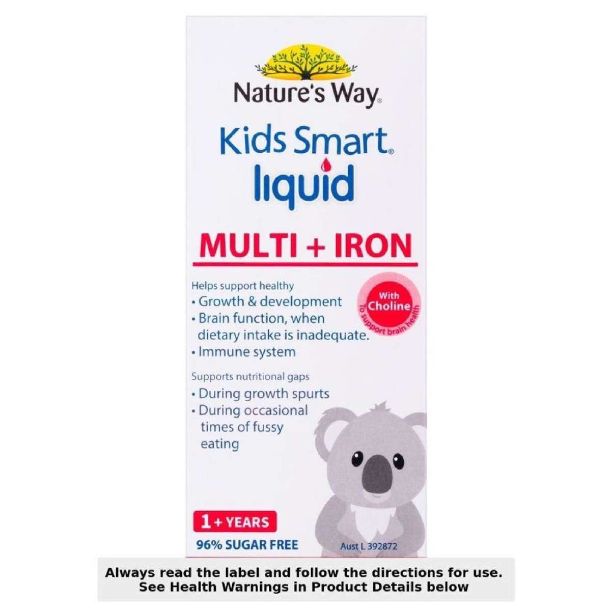 Kids Smart Liquid Multi + Iron