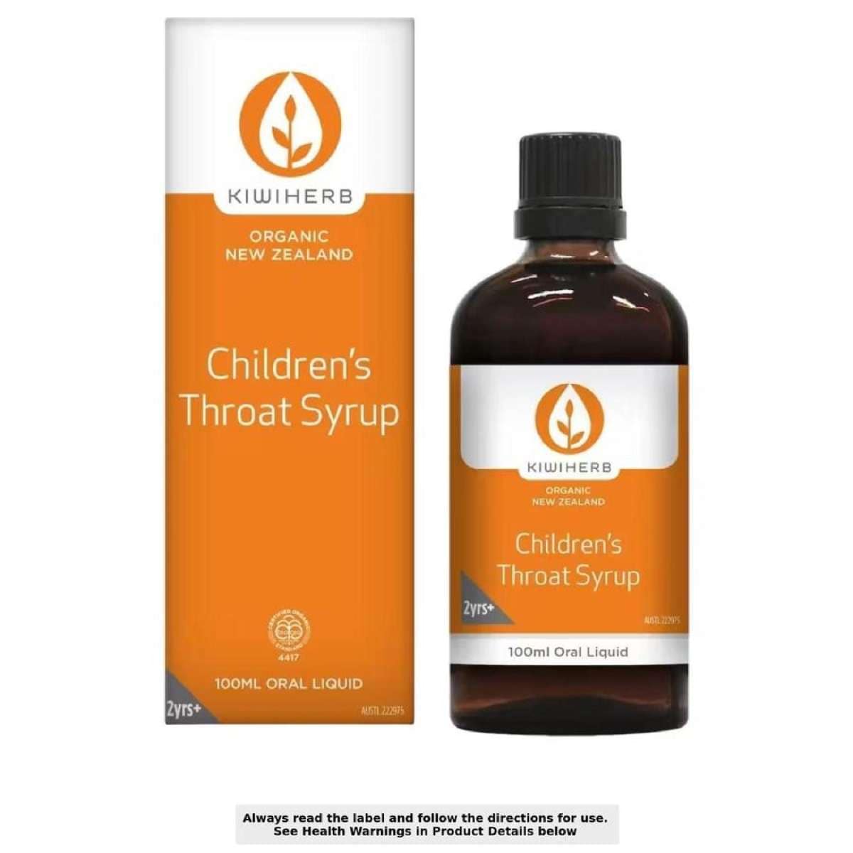 Children's Organic Throat Syrup
