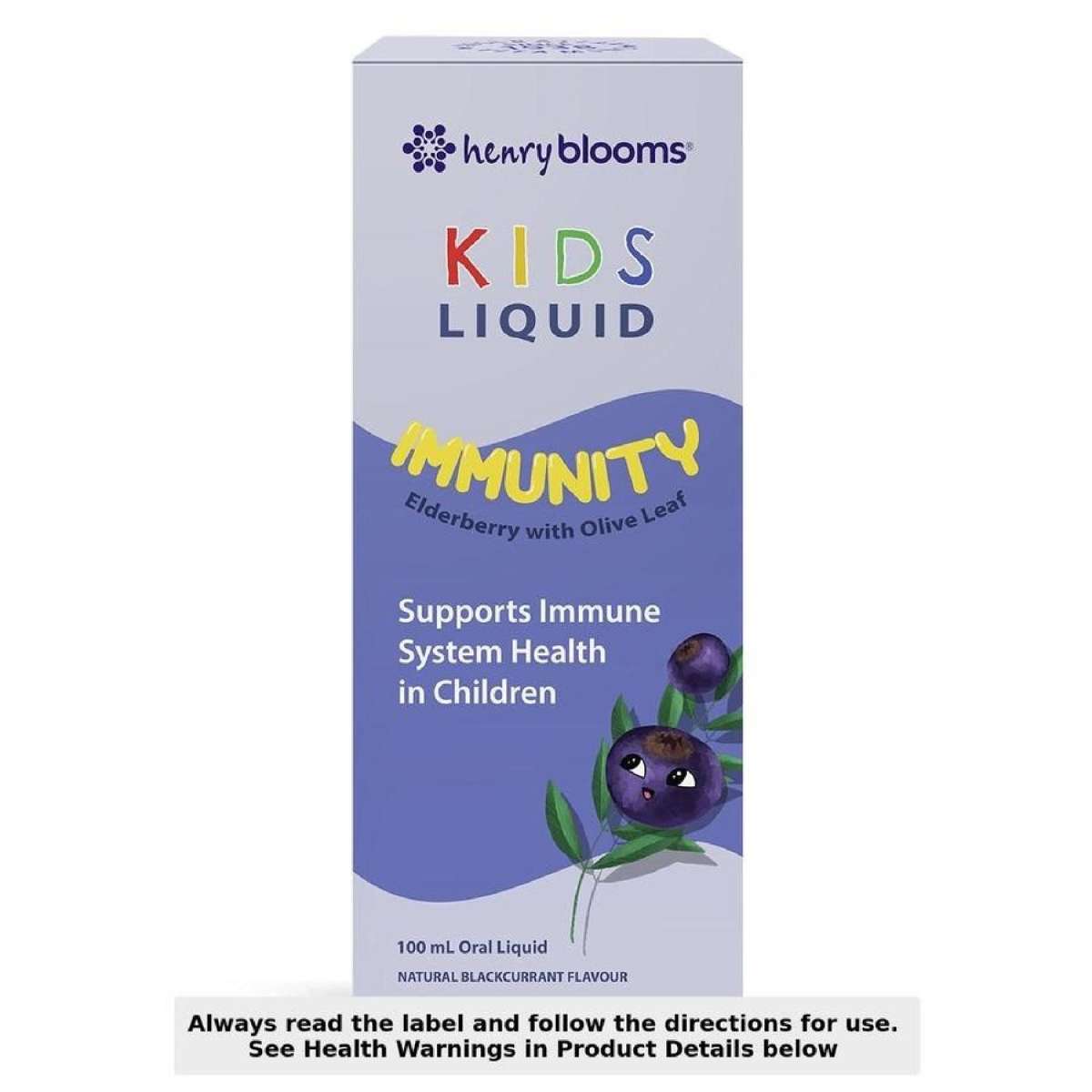 Kids Liquid Immunity Elderberry with Olive leaf Flavoured