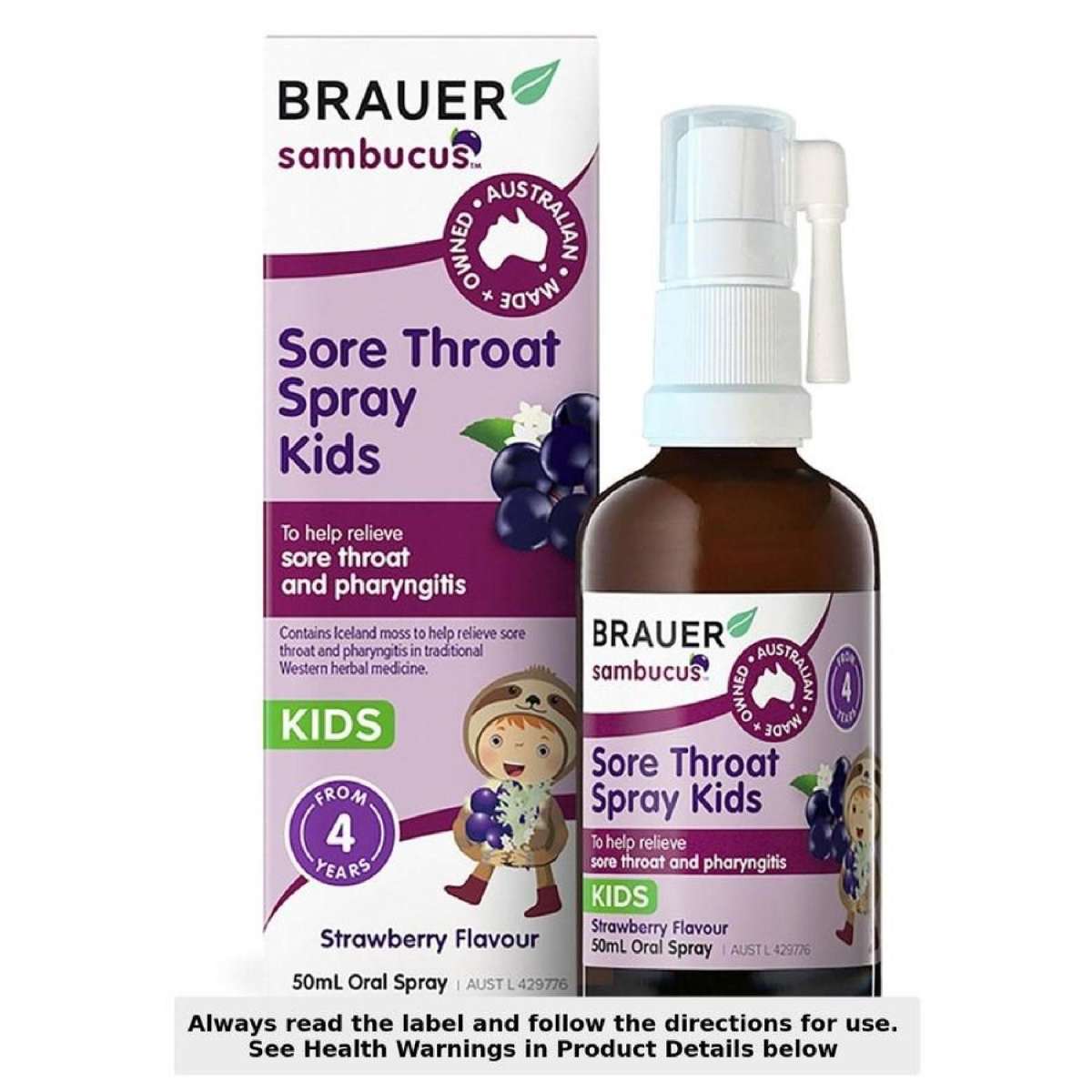 Sore Throat Spray Kids