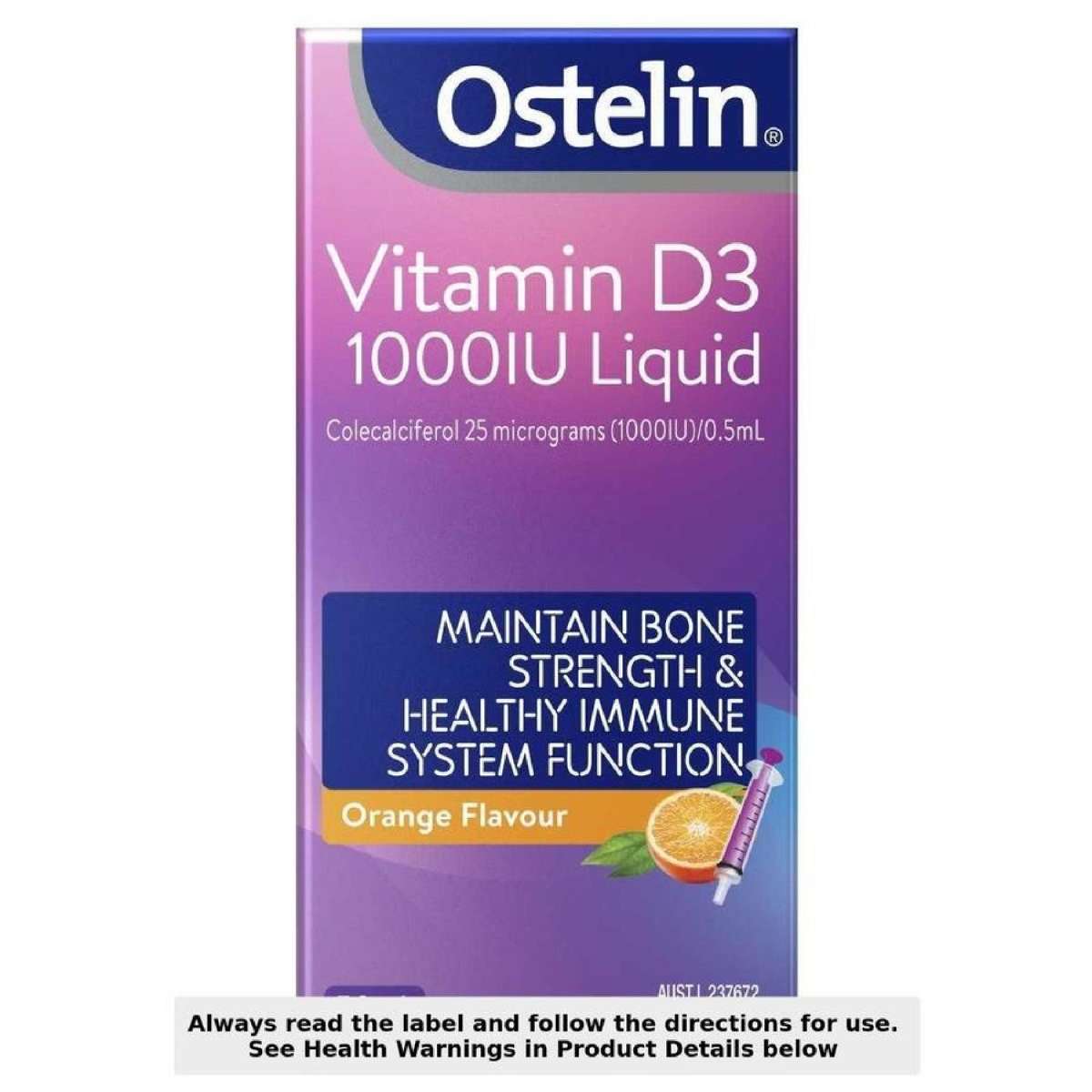 Vitamin D3 1000iU Liquid