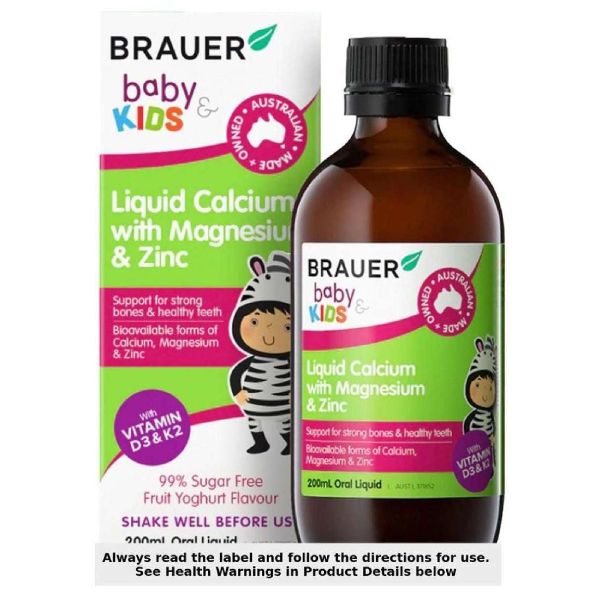 Kids Liquid Calcium with Magnesium & Zinc