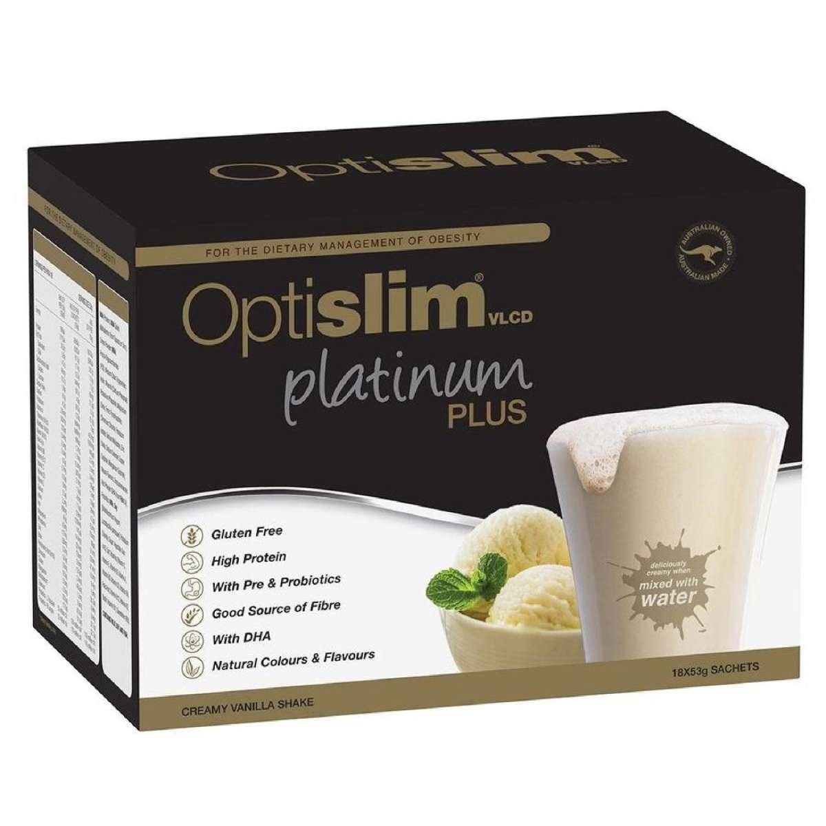 VLCD Platinum Plus Shake Flavoured