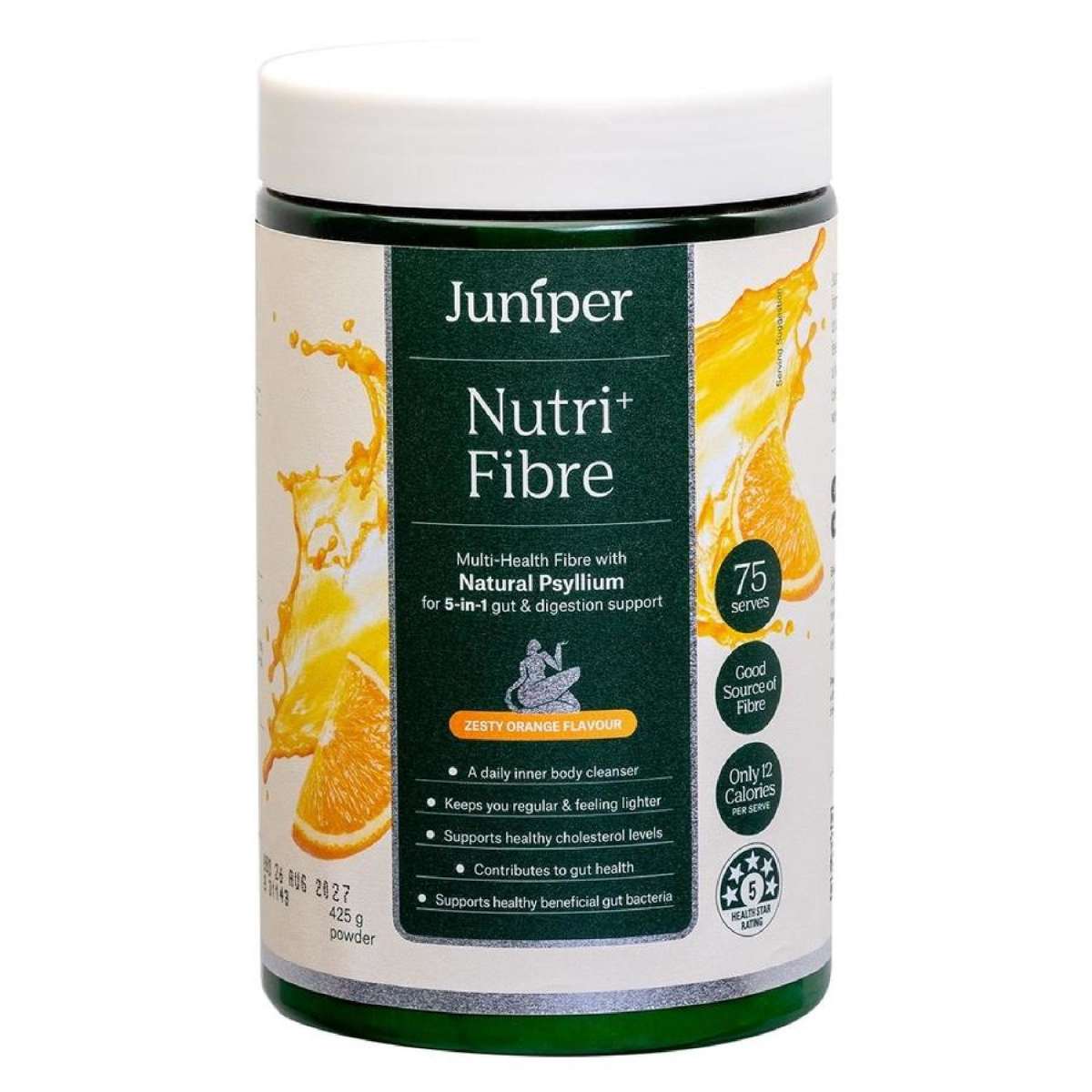 Nutri + Fibre Natural Psyllium Powder Flavoured