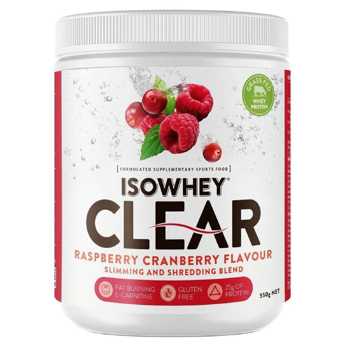 Clear Cranberry Flavoured