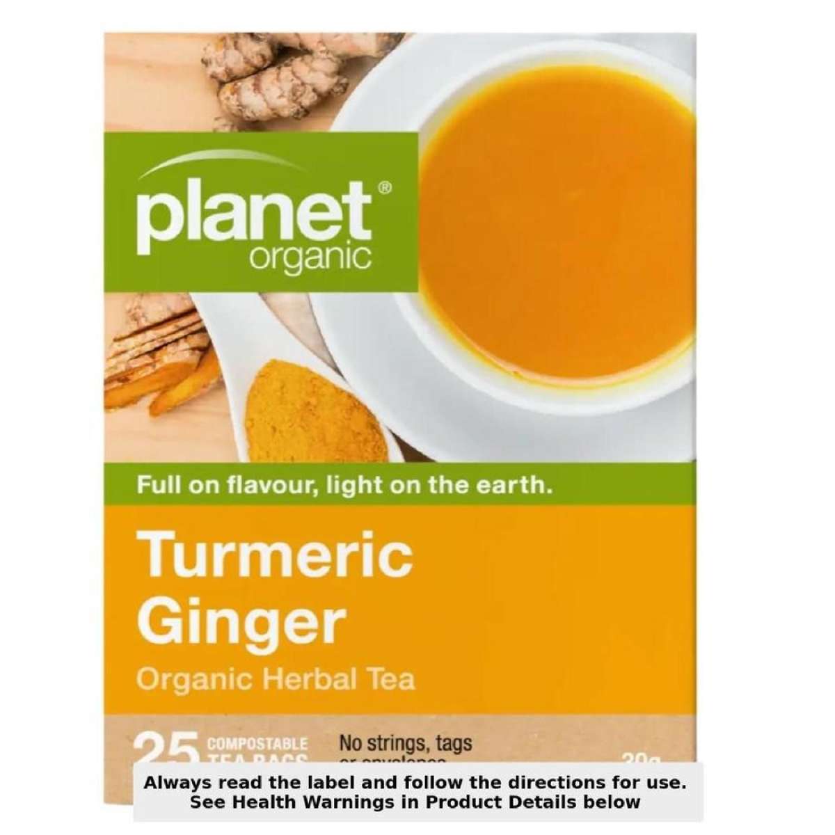 Turmeric Ginger Tea Bags