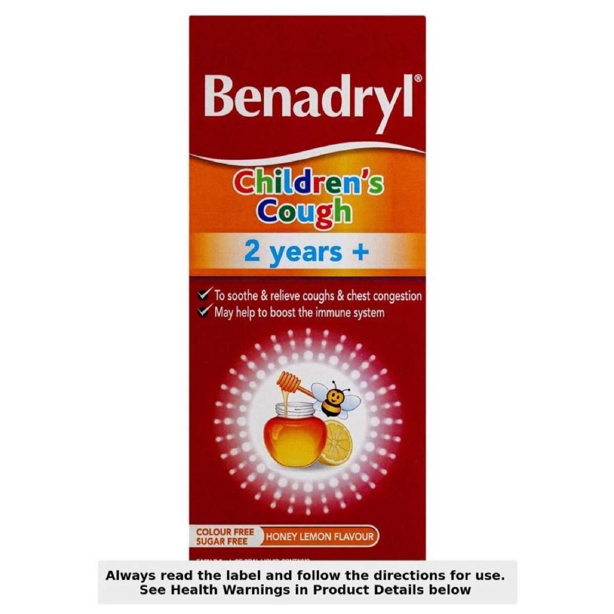 Children's Cough Liquid 2 Years + Flavoured