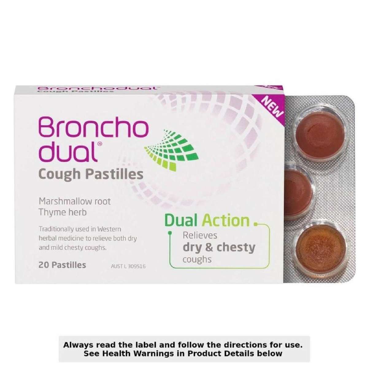 Cough Pastilles Dual Action