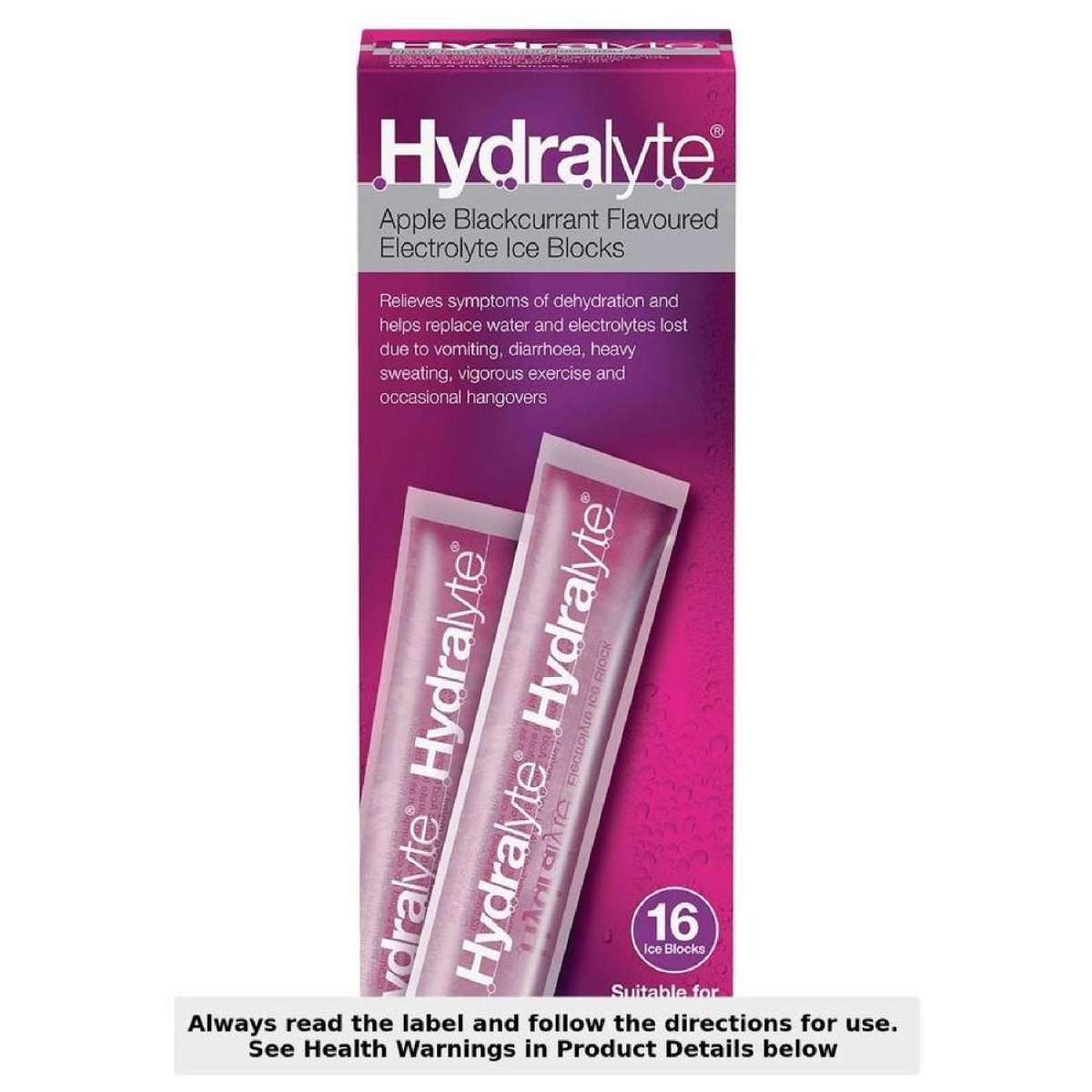 Electrolyte Ice Blocks Apple Blackcurrant