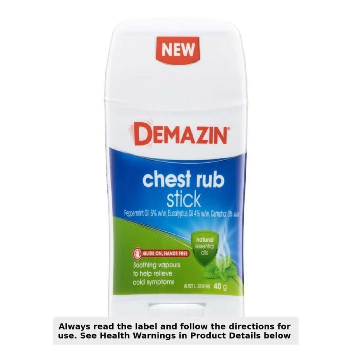 Chest Rub Stick Natural Essential Oils