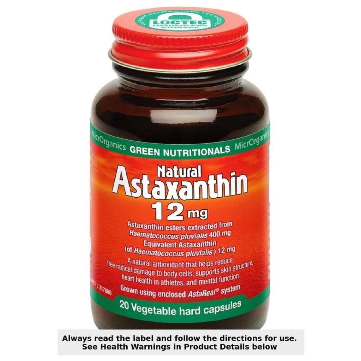 Natural Astaxanthin 12mg