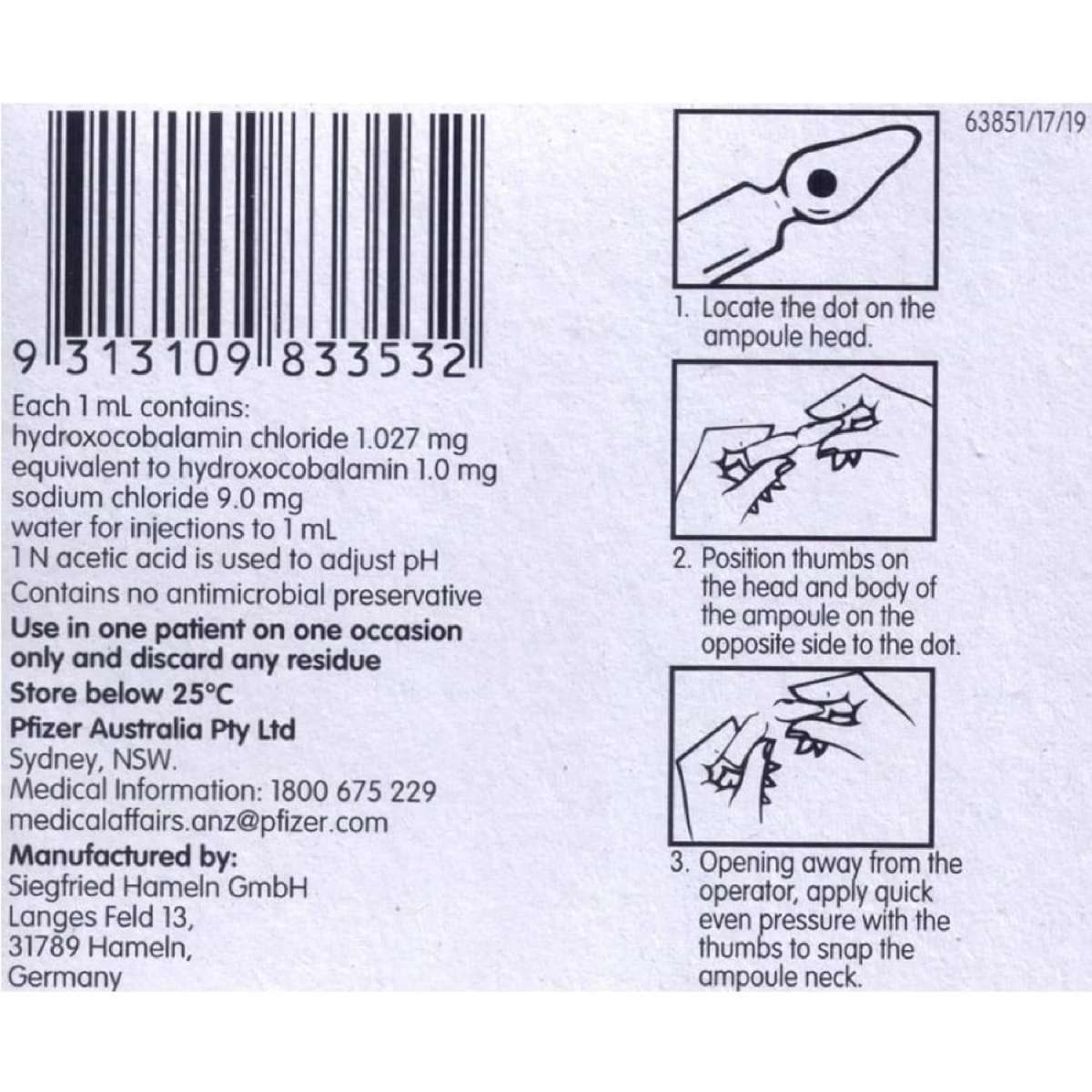 methylcobalamin b12 1mg ml injection 5ml vial diamondbackdrugs.com in arizona Cyanocobalamin Vitamin B12 Injection 1000 mcg  Mountainside Medical