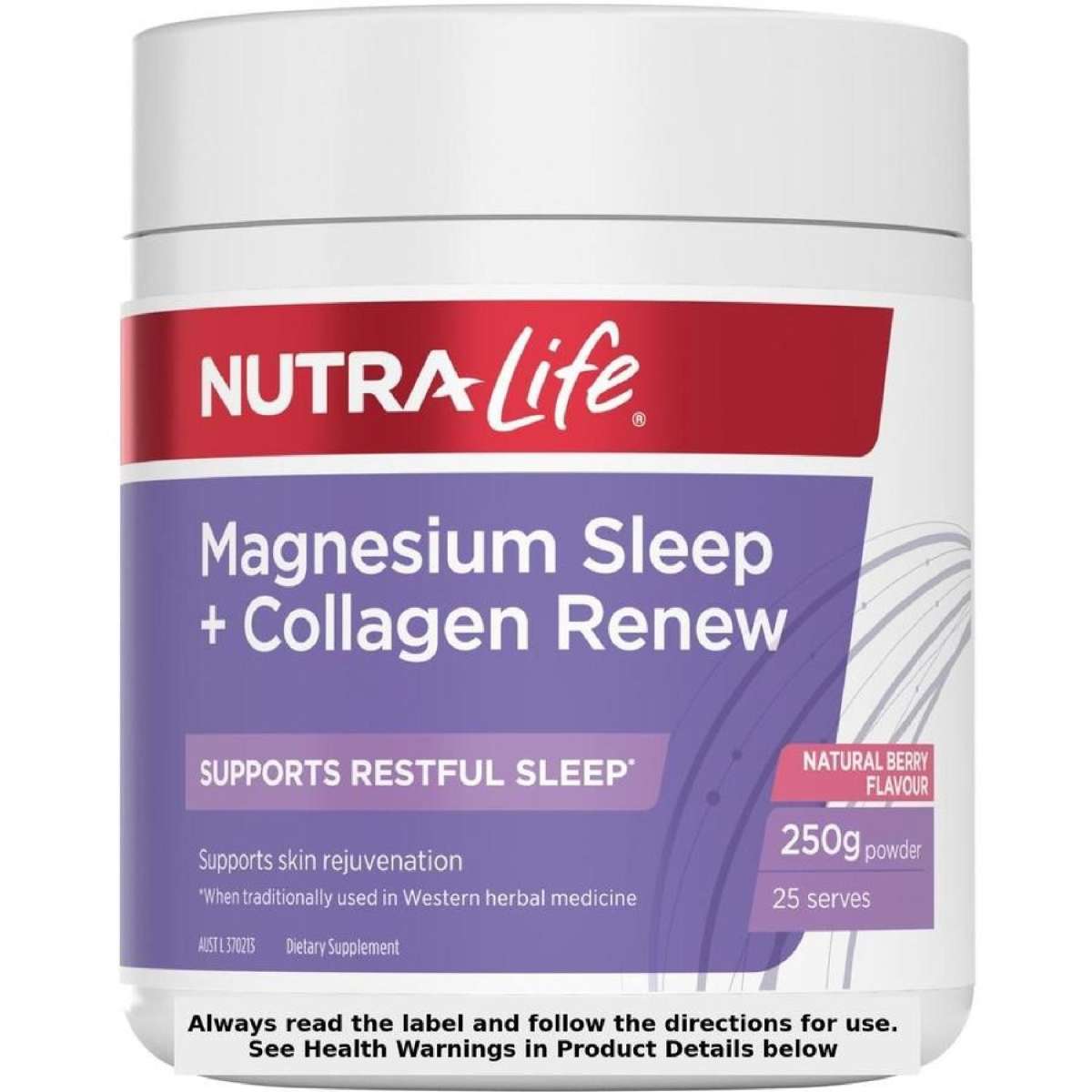Nutra-Life Magnesium Sleep + Collagen Renew Powder