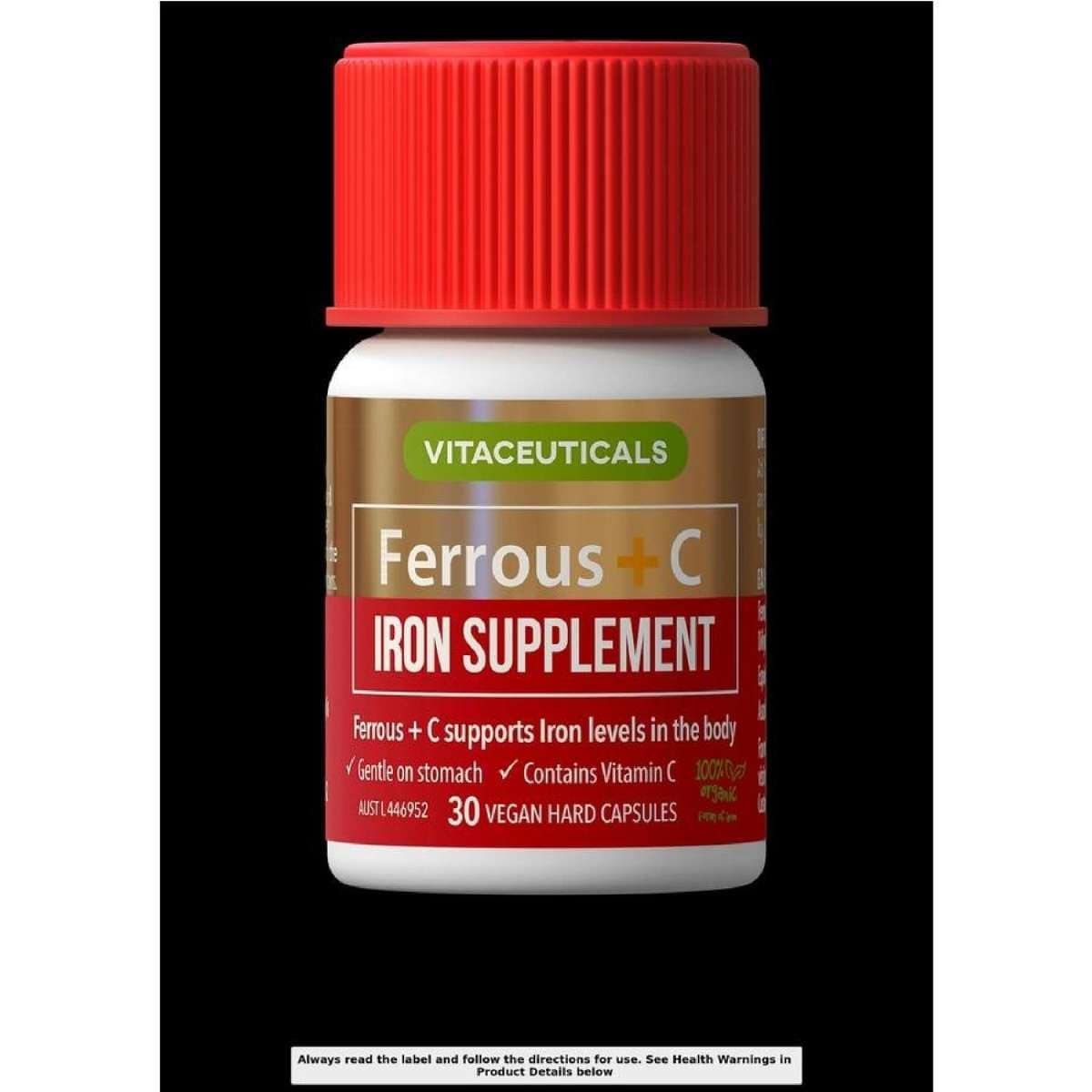 Ferrous + C Iron Supplement 30 Hard Capsule