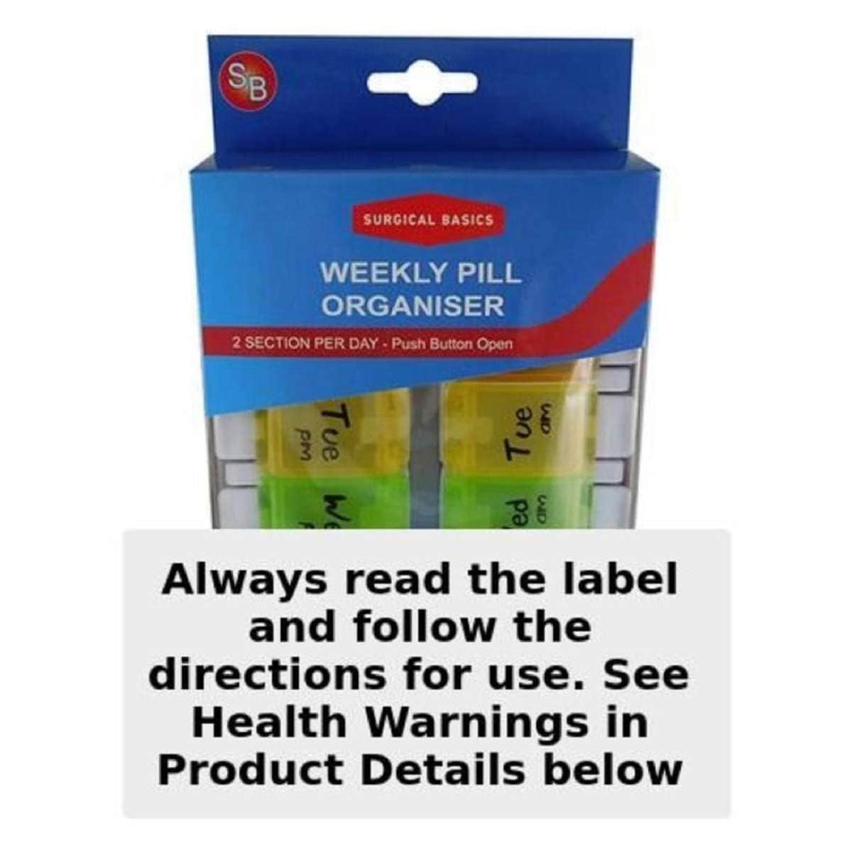Weekly Pill Organiser