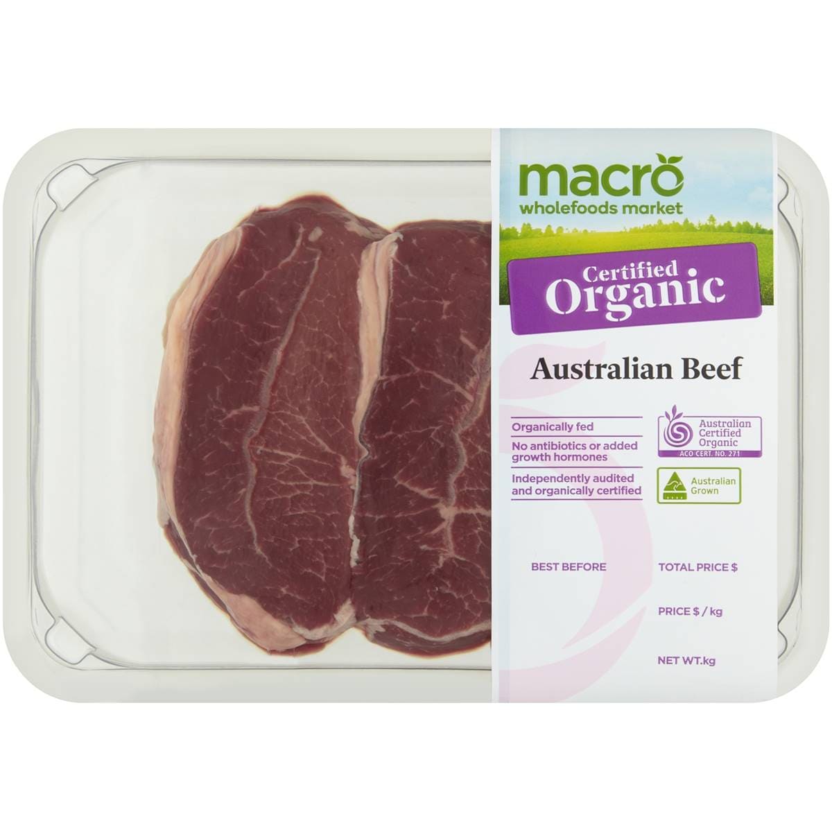 Macro Oyster Blade Steak 200g 550g Woolworths