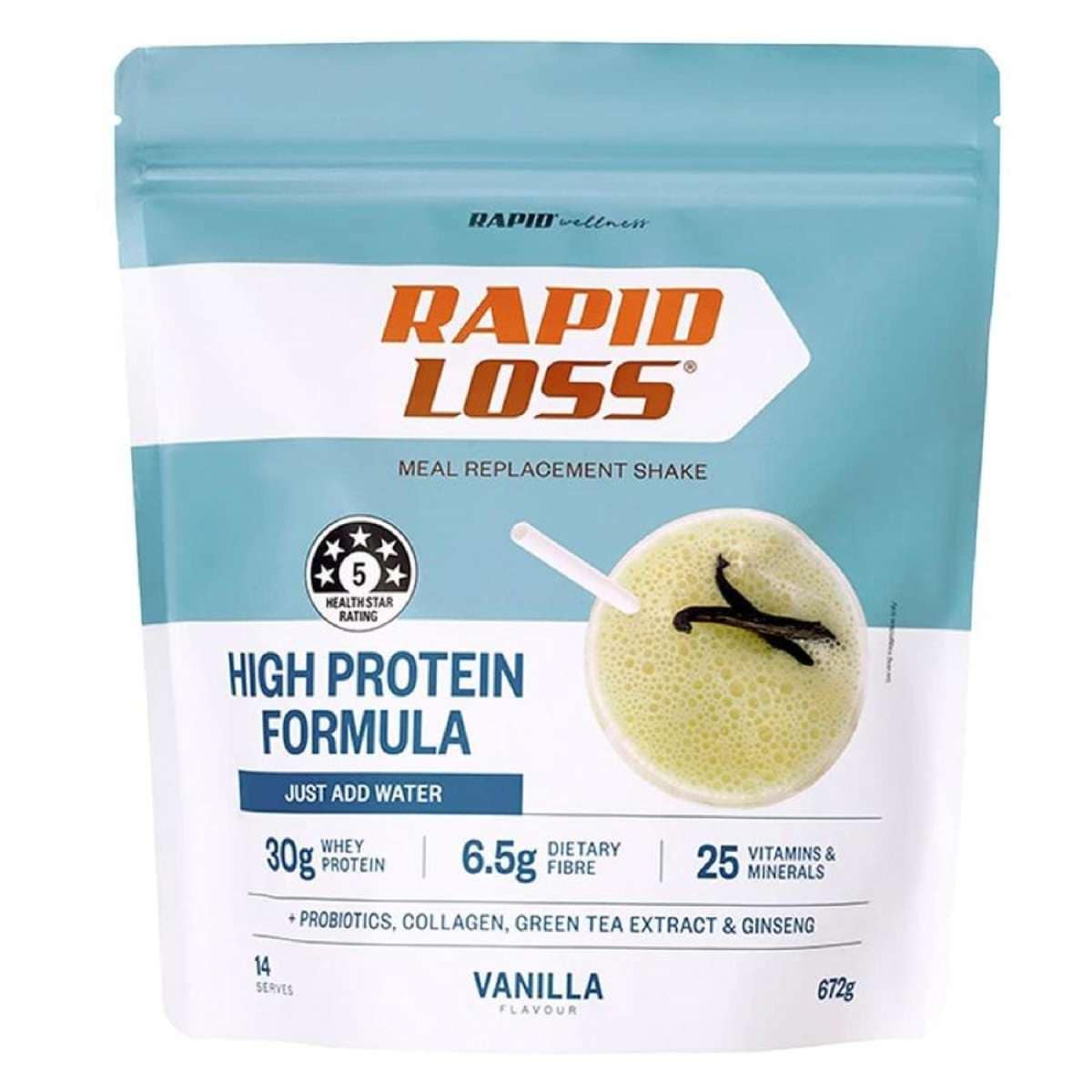 Rapid Loss High Protein Meal Replacement Shake Vanilla