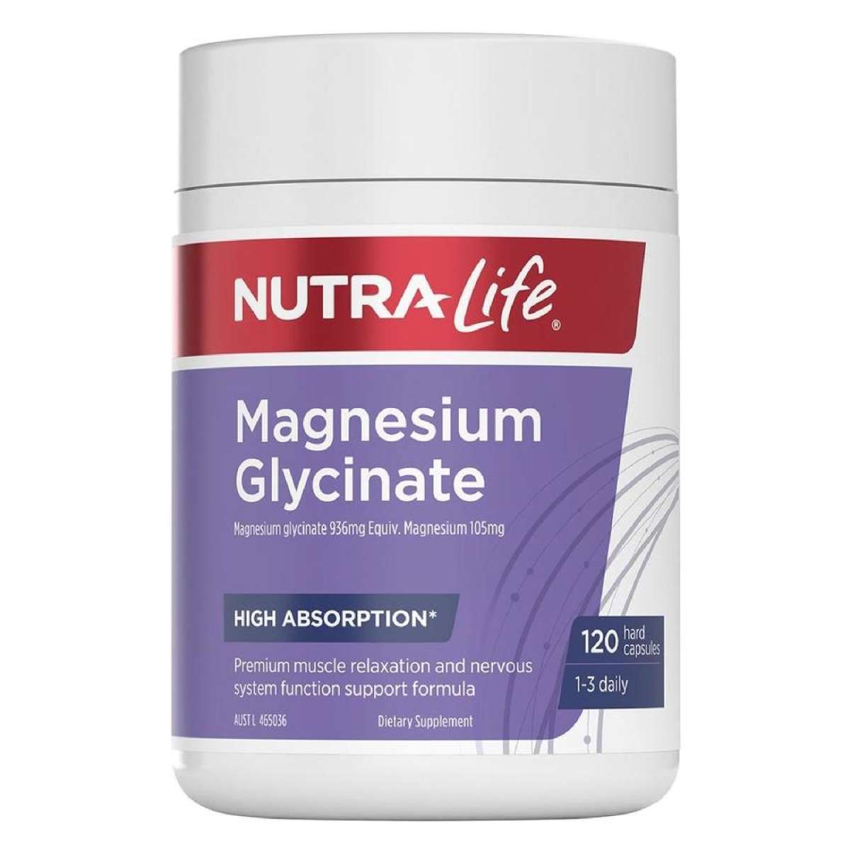 Nutra-Life Magnesium Glycinate 120 Capsules | Woolworths