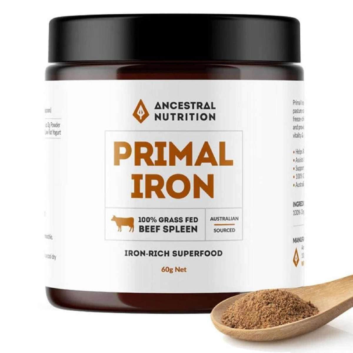 Primal Iron Grass Fed Beef Spleen