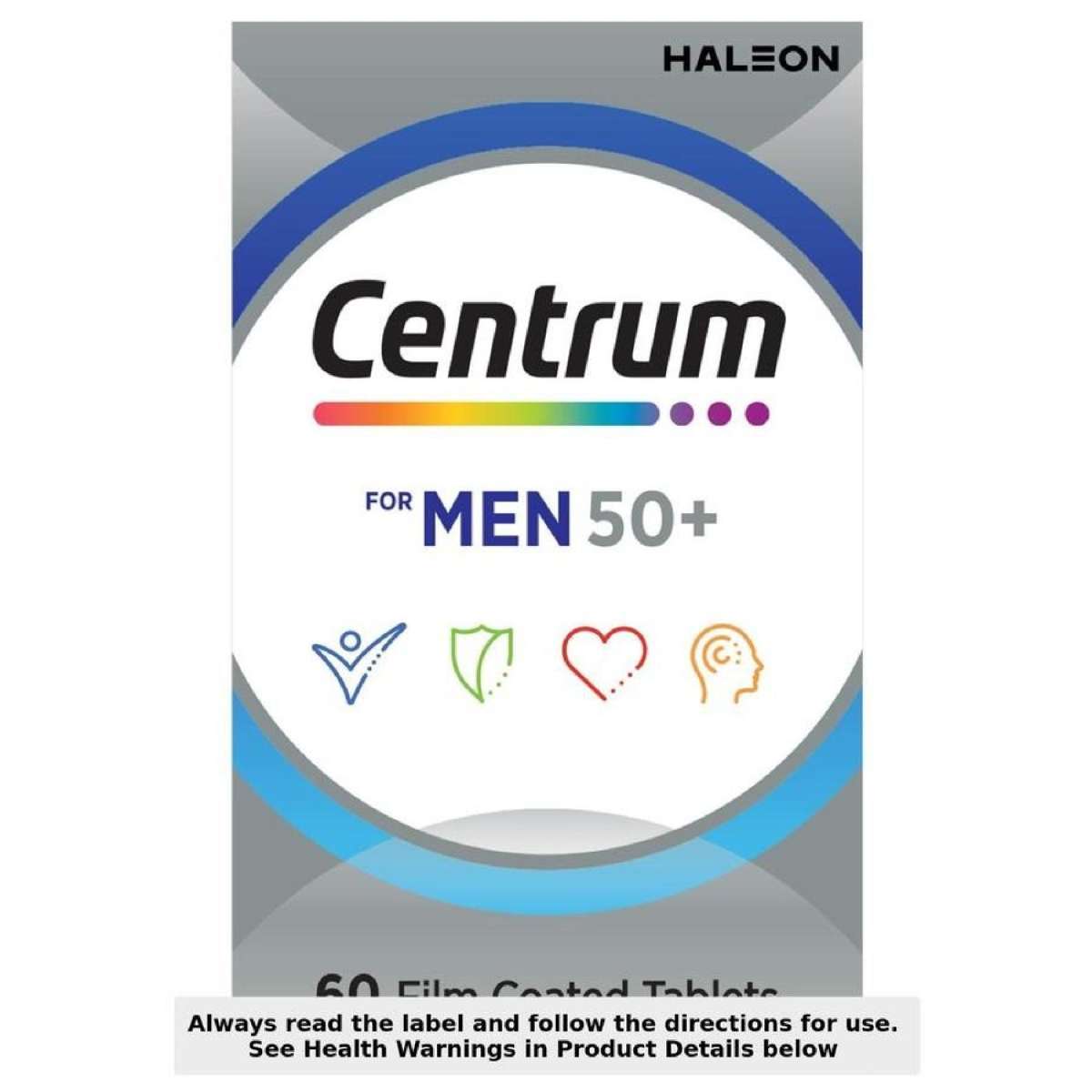 For Men 50 + Multivitamin 60 Tablet