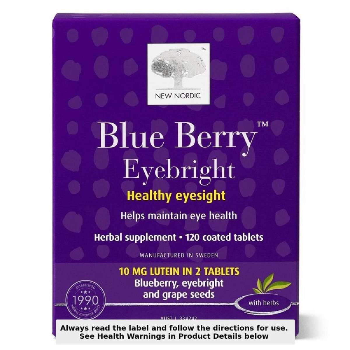 Blue Berry Eyebright Flavoured