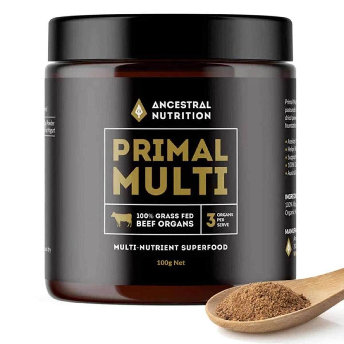 Primal Multi Grass Fed Beef Organs Powder