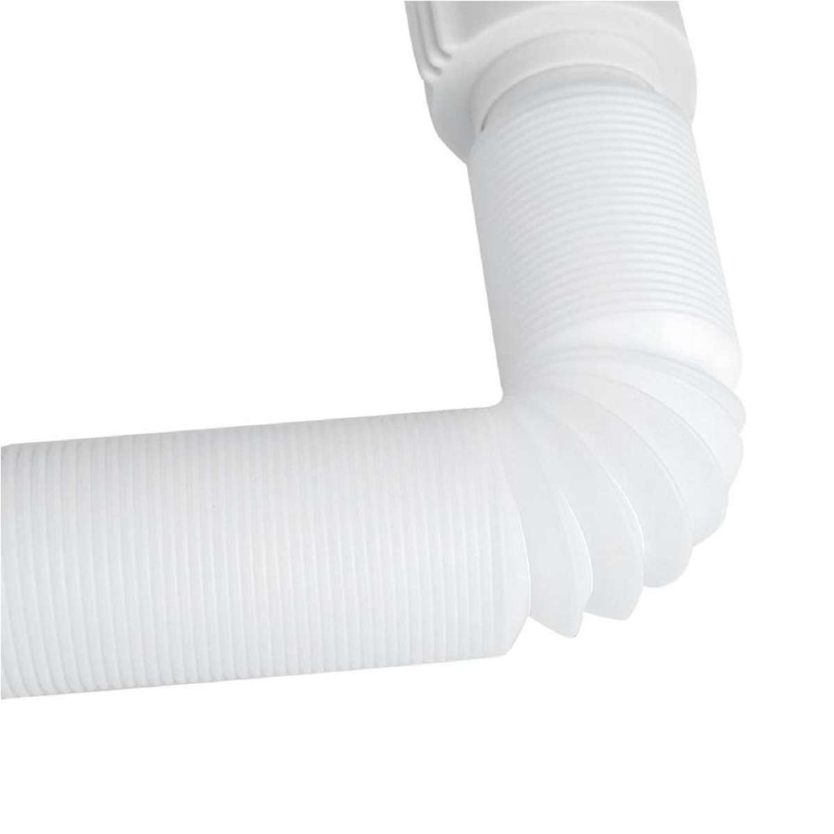 CHICIRIS Flexible Drain Pipe, 2 Pack Expandable Drain Hose for Bathroom Kitchen Vanity Sink Basin Sewer, Black