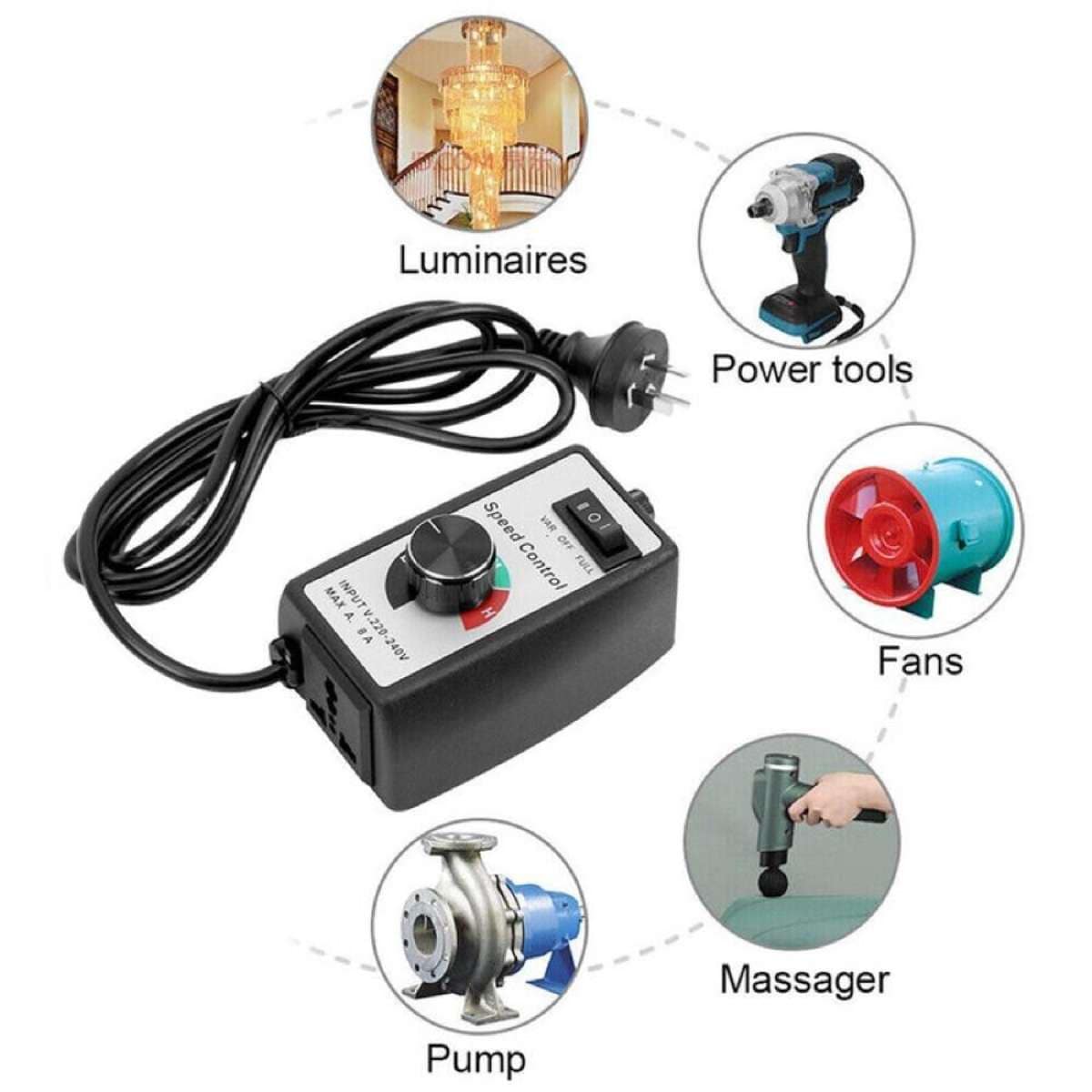 waltyotur AC 120V Replacement for Router Fan Variable Speed Controller Electric Motor Rheostat in Kenya