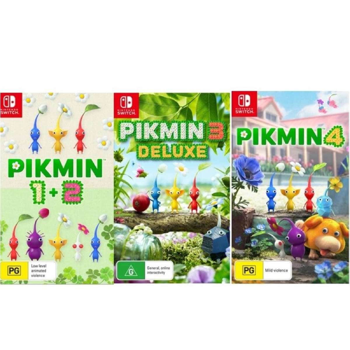 Pikmin 4・1+2・3デラックスセット Pikmin 1 + 2 Pikmin 3 Deluxe & Pikmin 4 Bundle Nintendo Switch