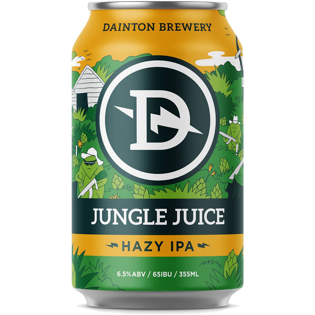 Dainton Brewery Jungle Juice Hazy Ipa Can 355ml Woolworths