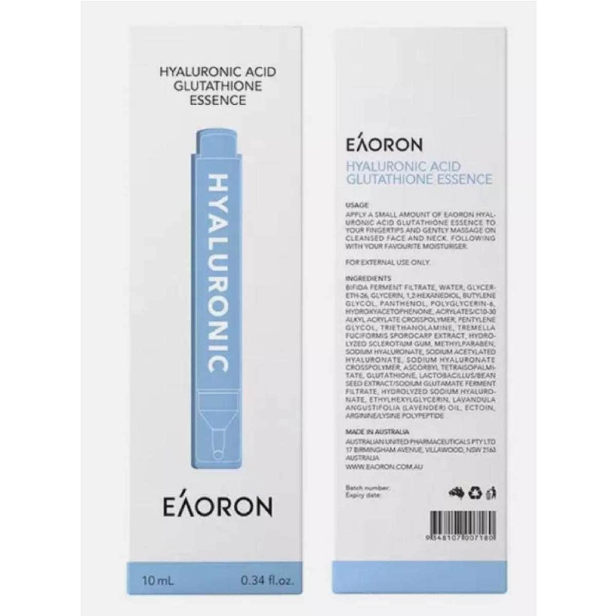 Eaoron Hyaluronic Acid Glutathione Essence 10ml
