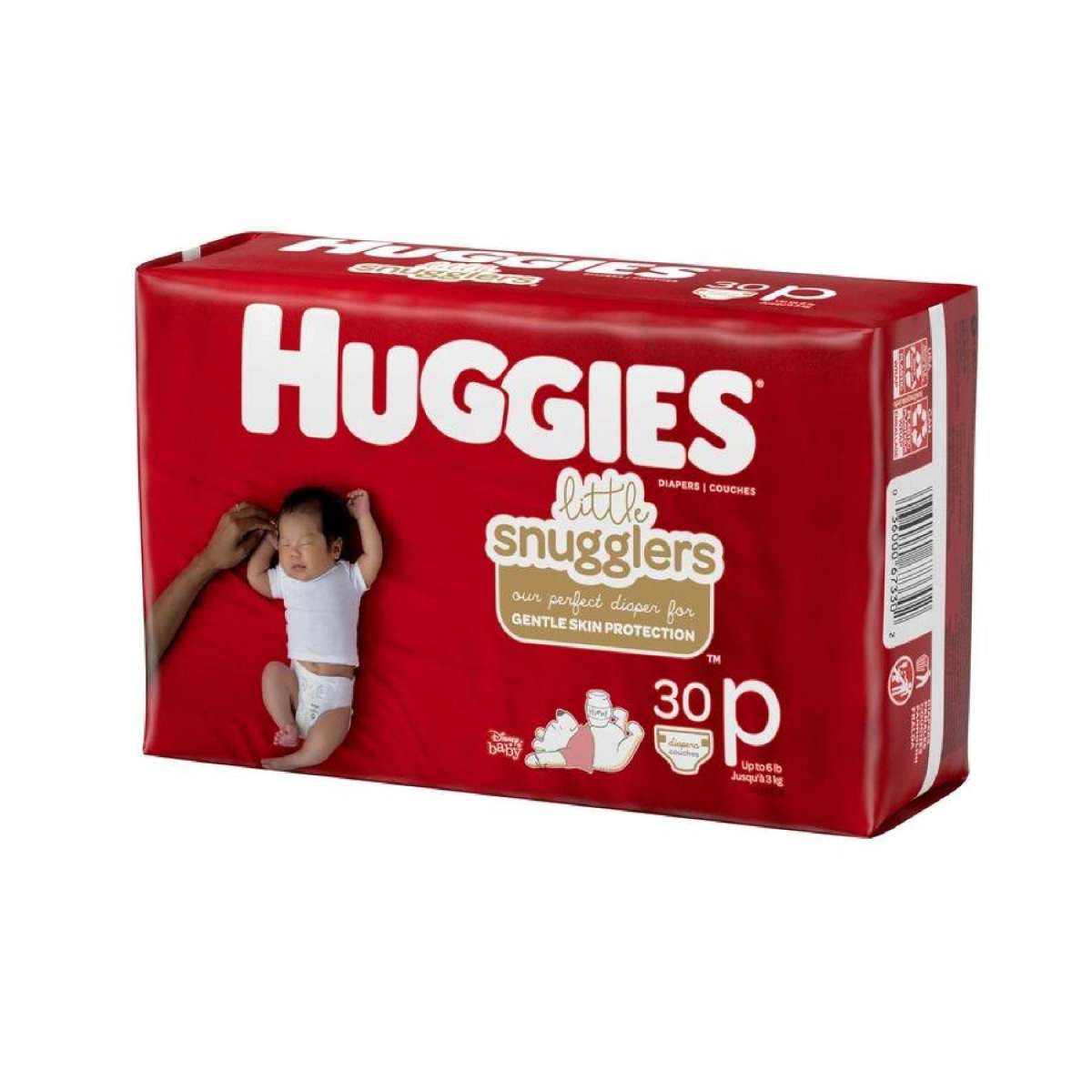 Huggies Little Snugglers Preemie Nappies 30 Pack