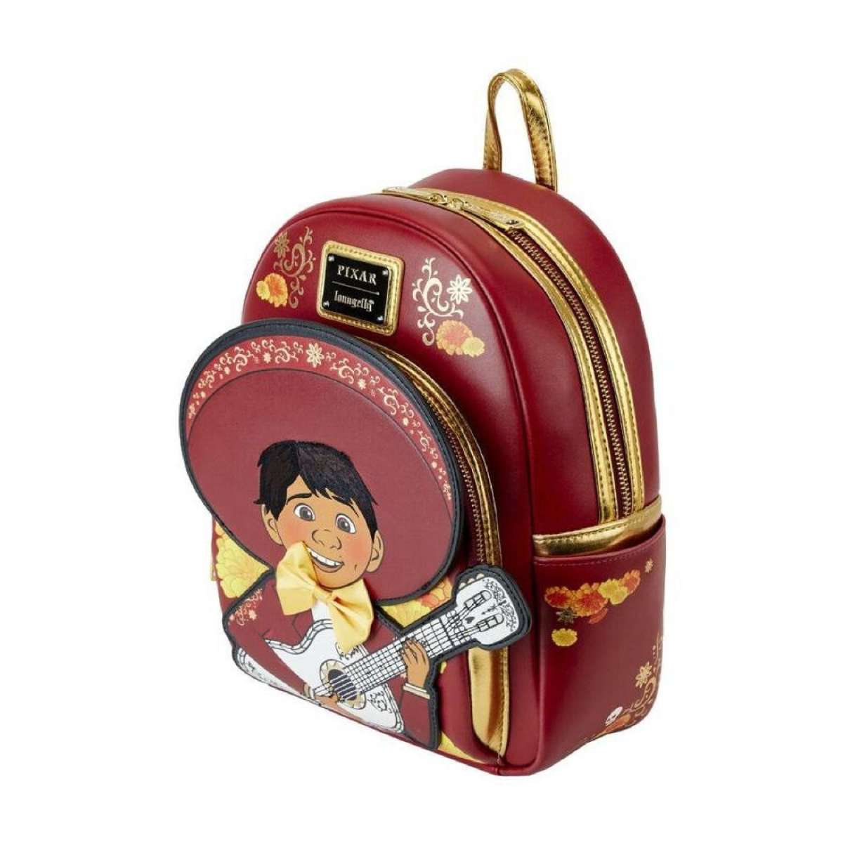 Loungefly Coco Miguel Mariachi Cosplay Mini Backpack Loungefly Disney Coco Miguel Mariachi Cosplay Mini Backpack  main image 2