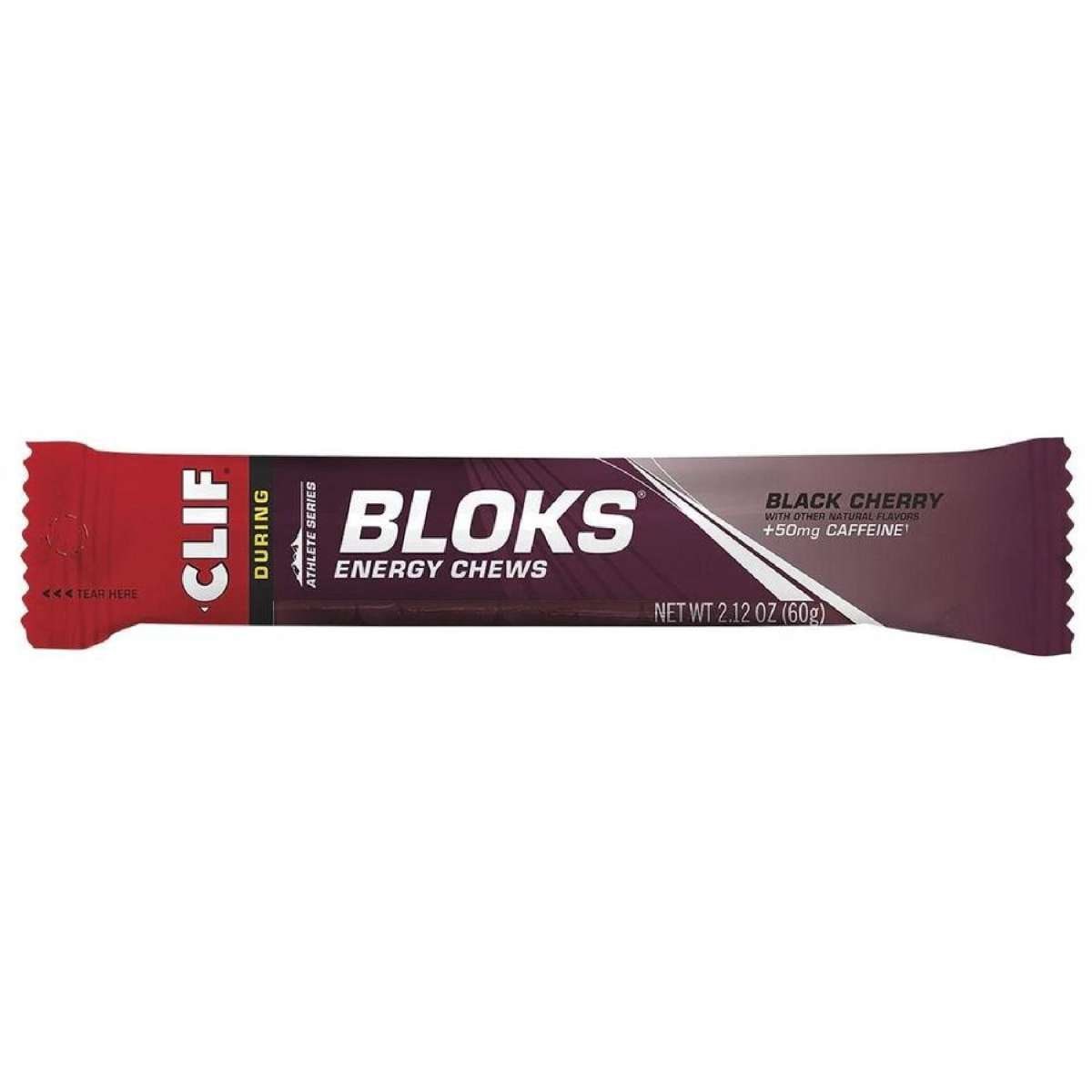Clif Bloks Energy Chews Black Cherry + 50mg Caffeine