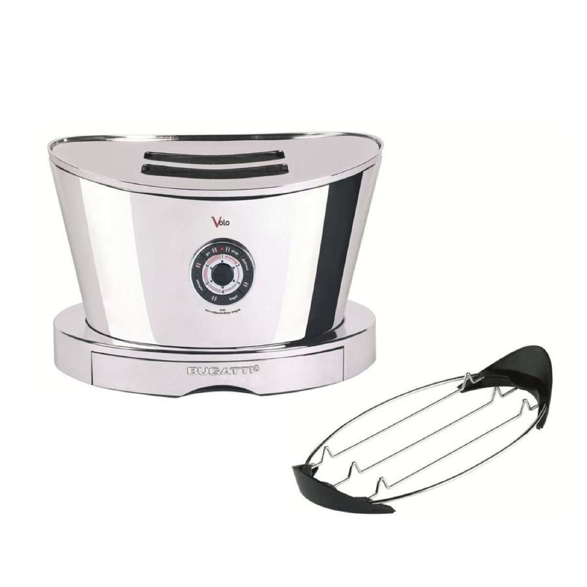 BUGATTI ITALY Volo 2 Slice Toaster - Rose Gold | Woolworths
