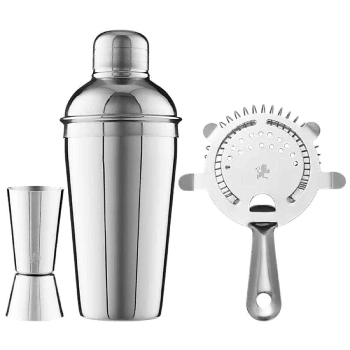3pc Maxwell & Williams Cocktail & Co S/S 500ml Shaker/Jigger