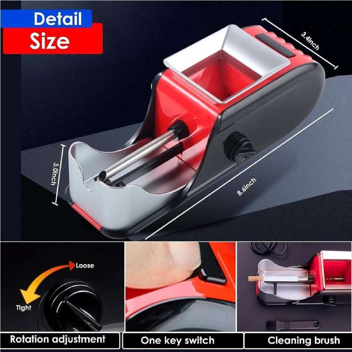 cigarette rolling machine australia Automatic Cigarette Machine Rolling Tobacco Electric Maker Roller Injector  Tube