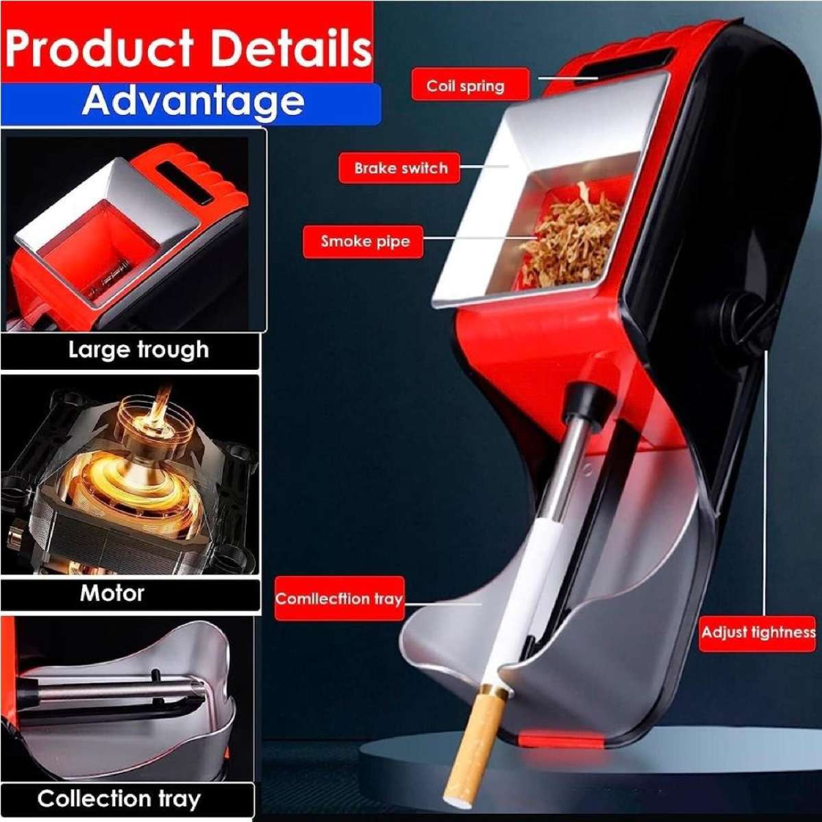 dual cigarette lighter adapter AUTYUE 8 in 1 Cigarette Lighter Splitter, 3 Socket Car Charger Adapter,  Type-C QC 3.0 PD 36W Dual USB Charging Ports, Car 12V/24V Auto Plug Outlet  with Independent Switches, LED Voltmeter(3.3FT Cable) -