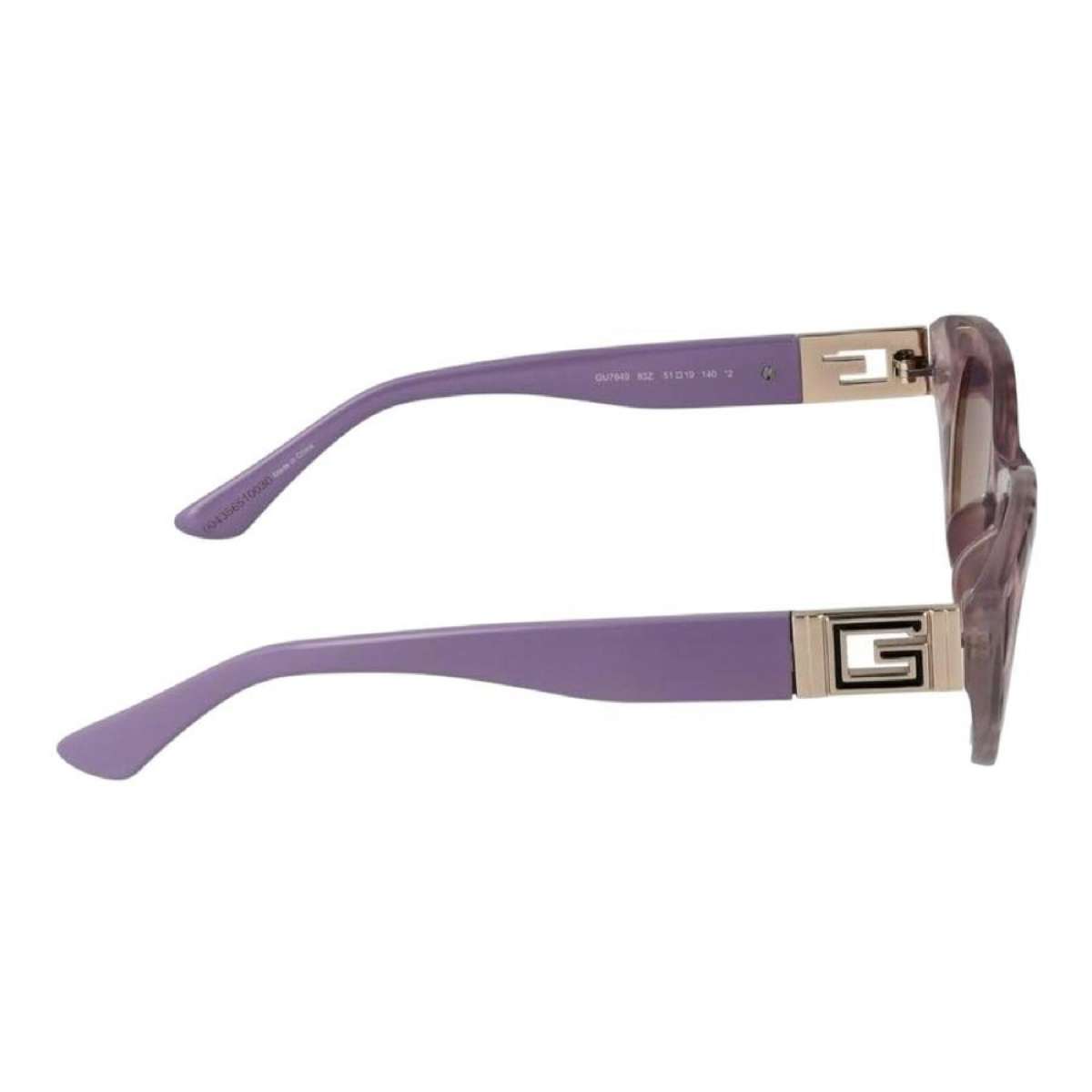 Guess GU7849 83Z Womens Violet Frame Mirror Lens Cat Eye 