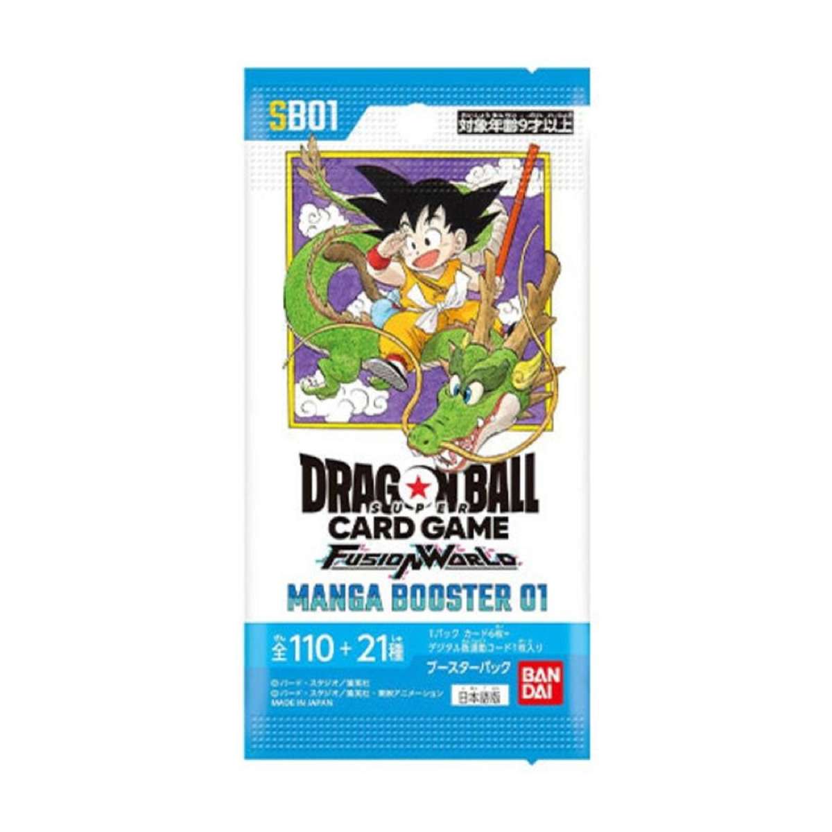 Dragon Ball Super Fusion World Manga Booster Box SB01 Japanese