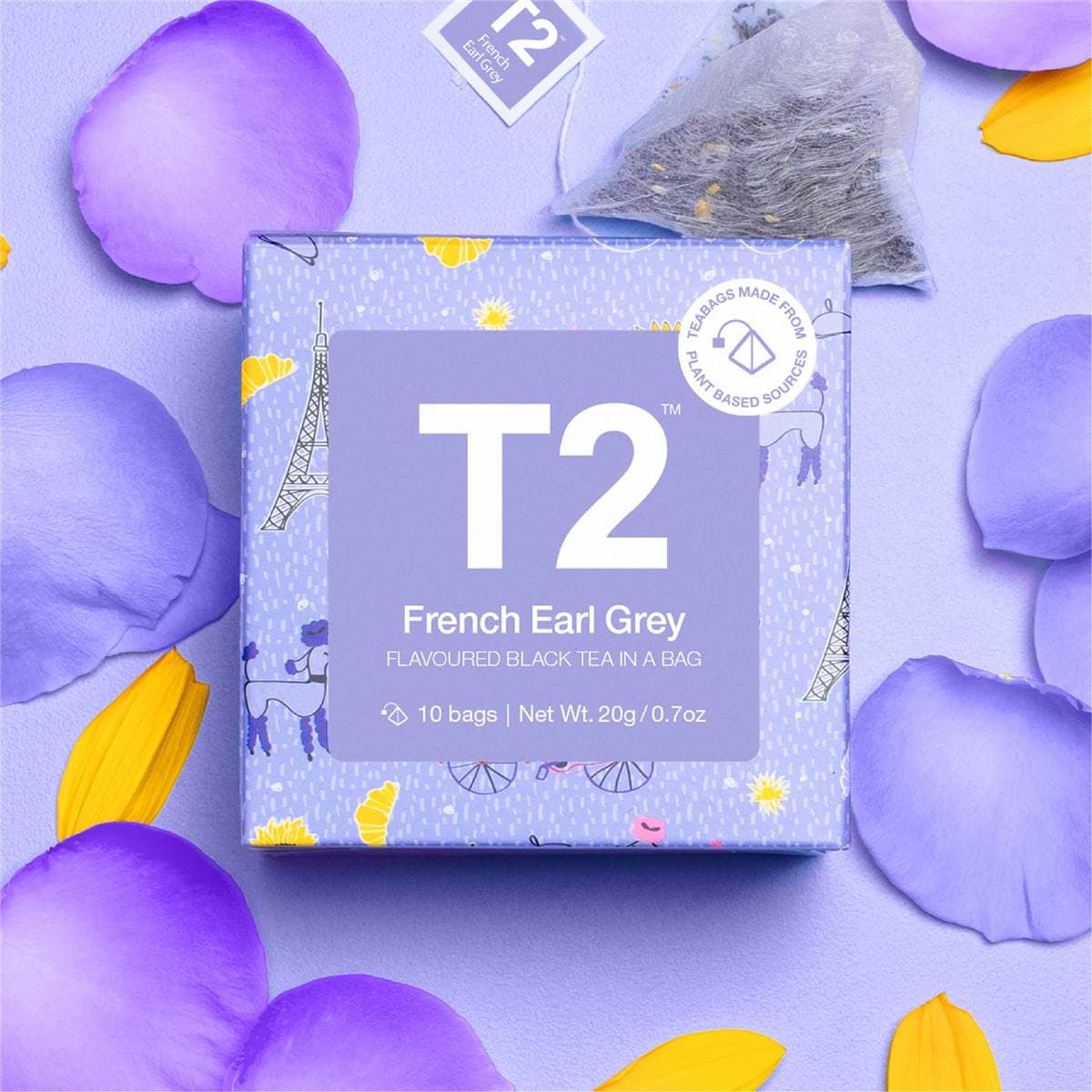 T2 Tea French Earl Grey Tea Bags 10 Pack Woolworths
