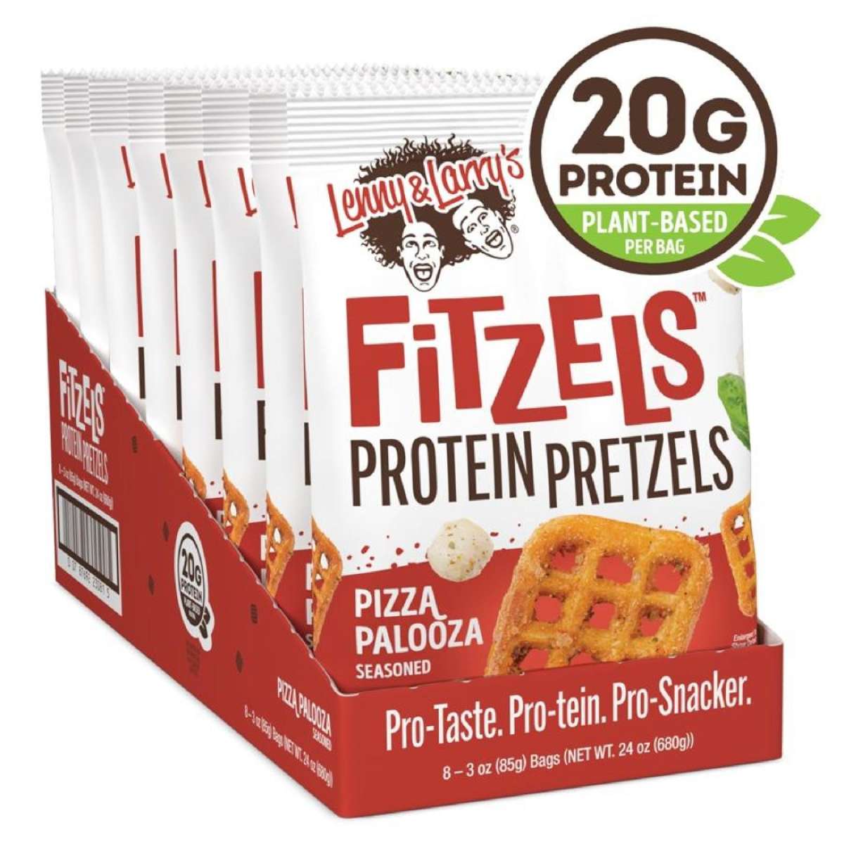 Pizza Palooza FITZELS High Protein Plant Based Pretzels