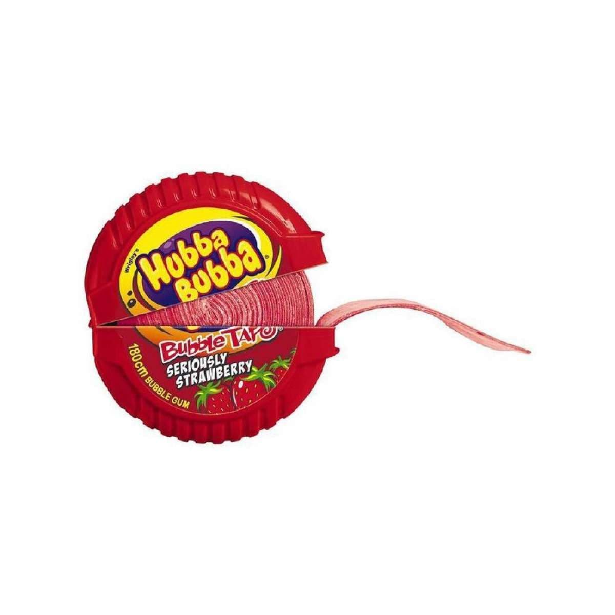 Hubba Bubba Mega Long Snappy Strawberry Tape 56g - View #4