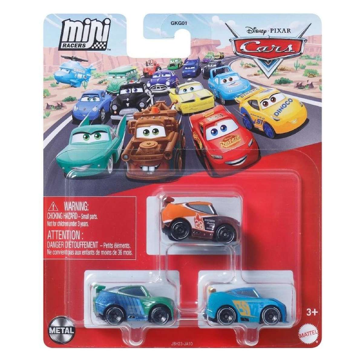 Disney Pixar Cars Mini Racers Jim Reverick/Tim Treadless/Michael