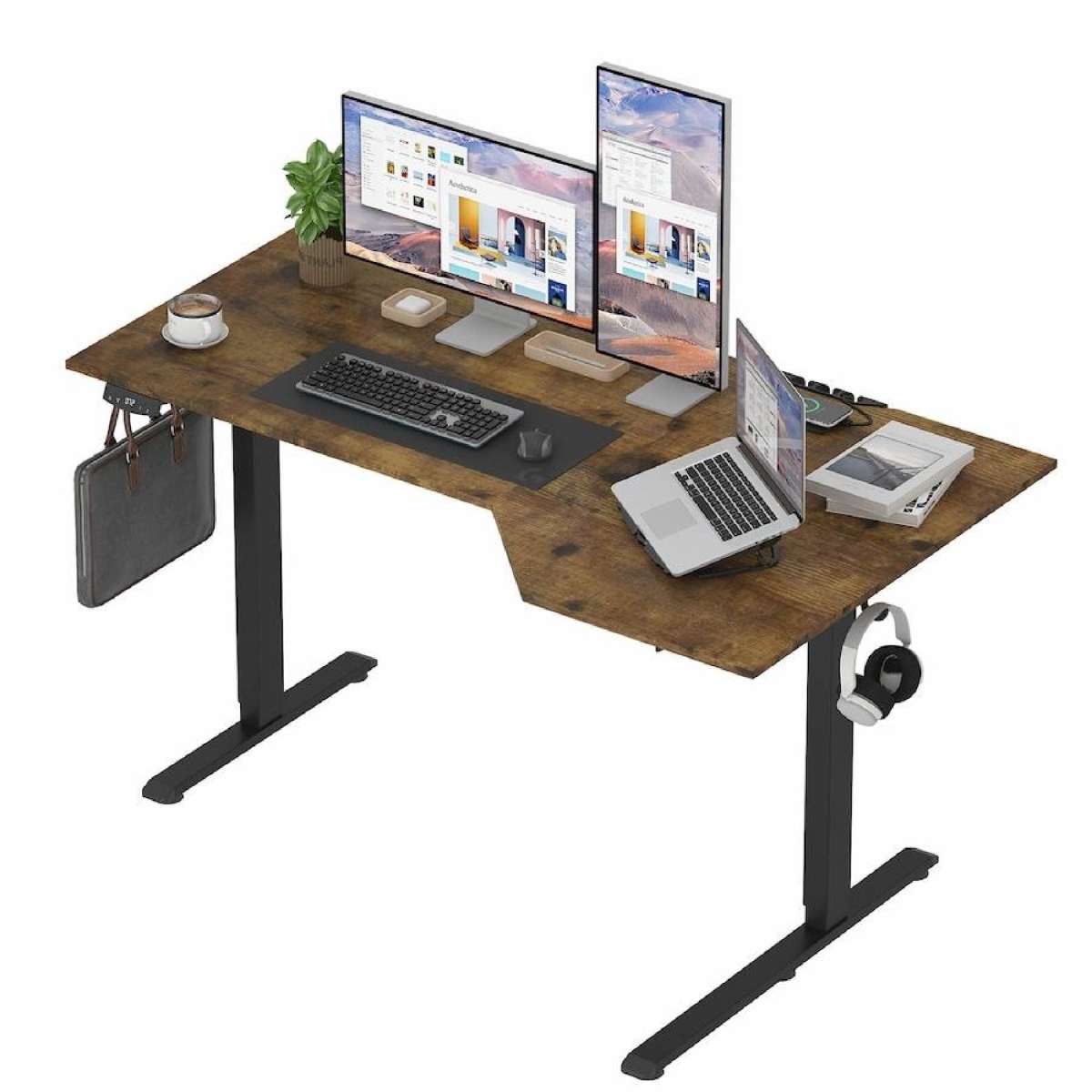 Advwin L-Shaped Electric Standing Desk