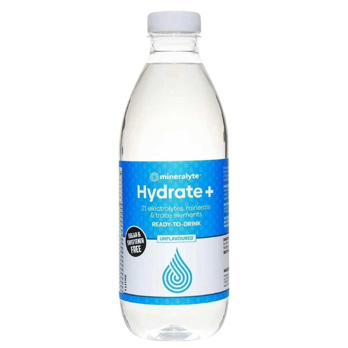 Hydrate + Ready To Drink Unflavoured 1 Litre